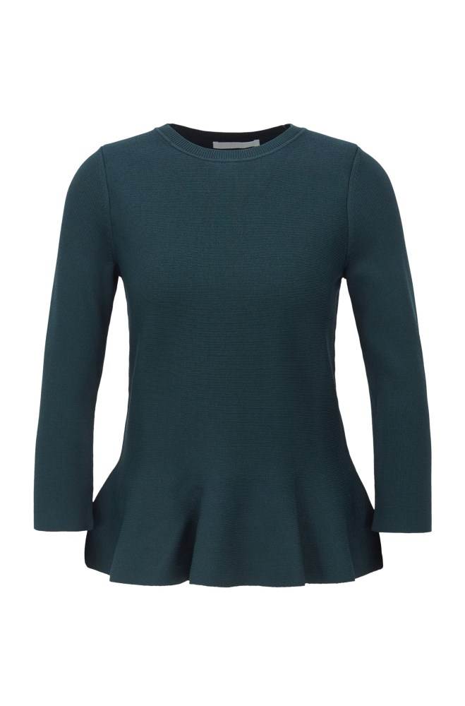 Hugo Boss Slim-fit sweater Mørke Grønn | 92NSQe3t