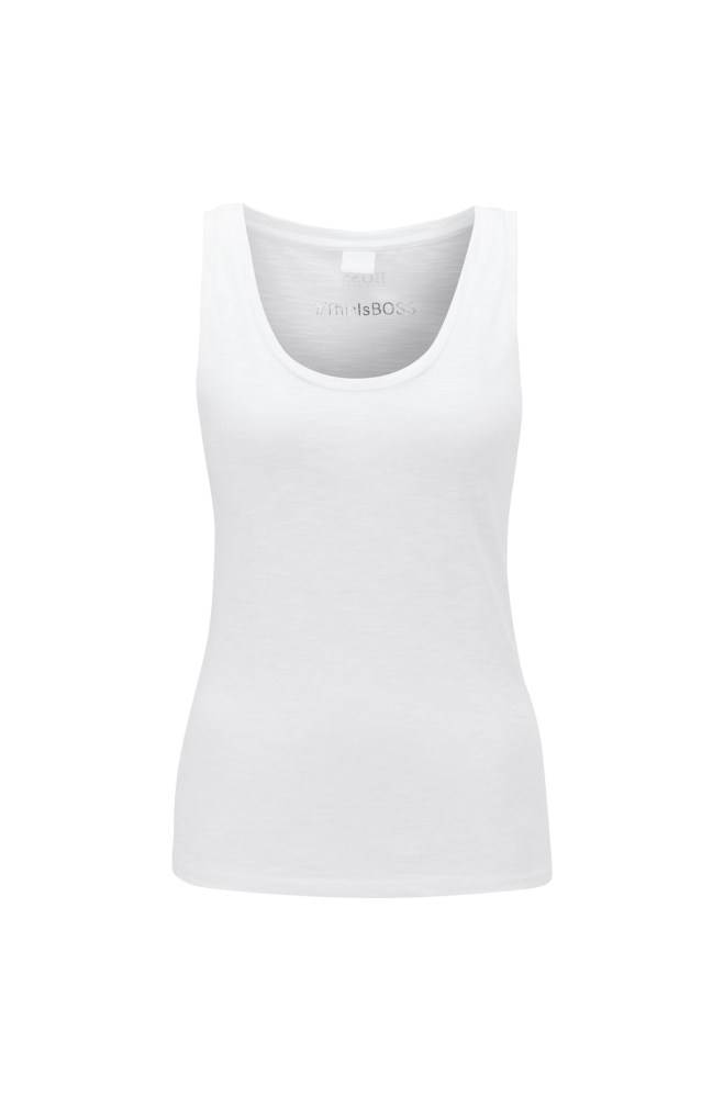 Hugo Boss Slim-fit tank top Hvite | aqK0eNF5