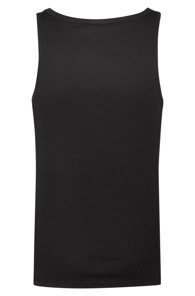 Hugo Boss Slim-fit tank top Svarte | Uuoy6W2J