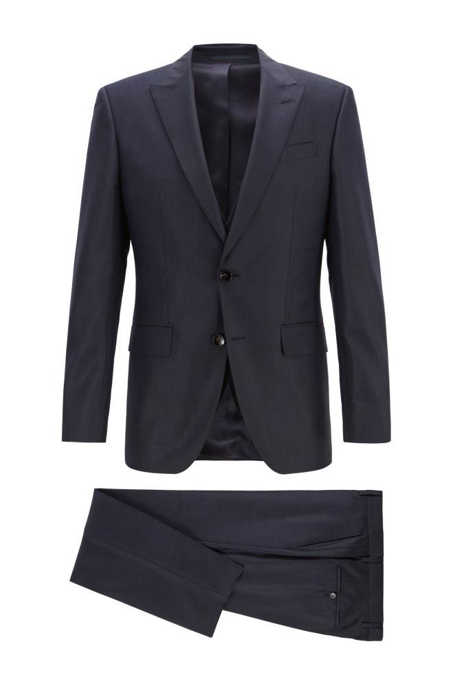 Hugo Boss Slim-fit three-piece suit Blå | 74AIazOo