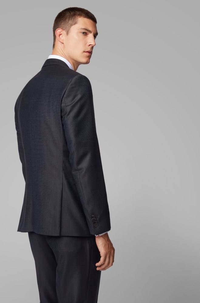 Hugo Boss Slim-fit three-piece suit Blå | 74AIazOo