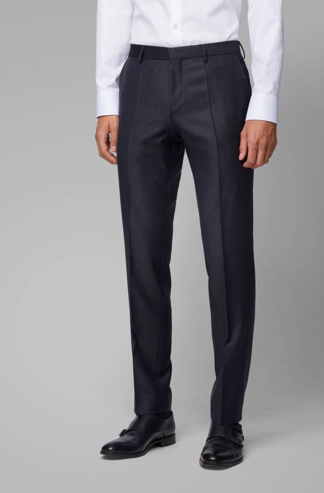 Hugo Boss Slim-fit three-piece suit Blå | 74AIazOo