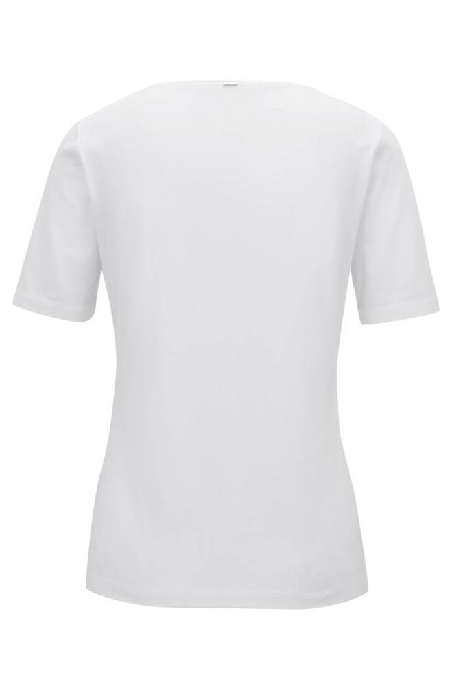 Hugo Boss Slim-fit top Hvite | vXNTwW6h