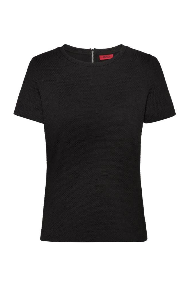 Hugo Boss Slim-fit top Svarte | oyHWDFJf