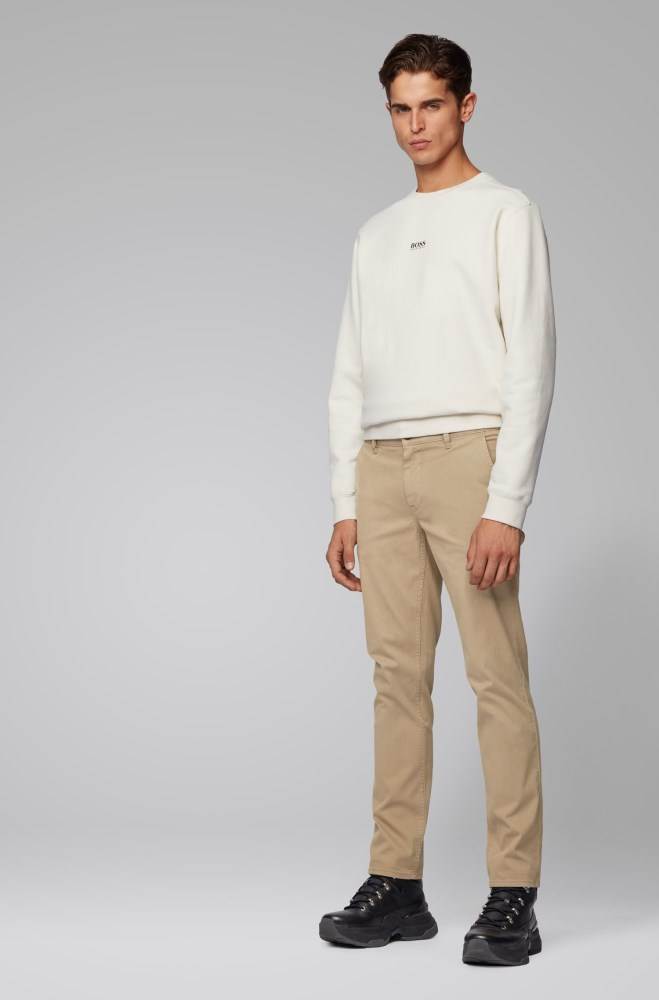 Hugo Boss Slim-fit trousers Beige | 3bj3GVg0