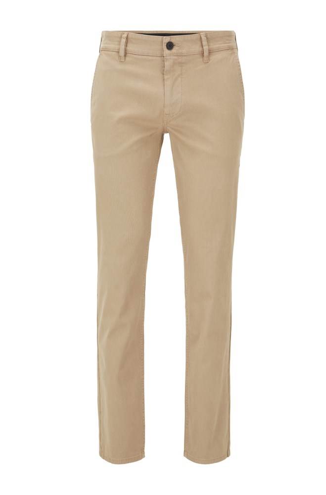 Hugo Boss Slim-fit trousers Beige | 3bj3GVg0