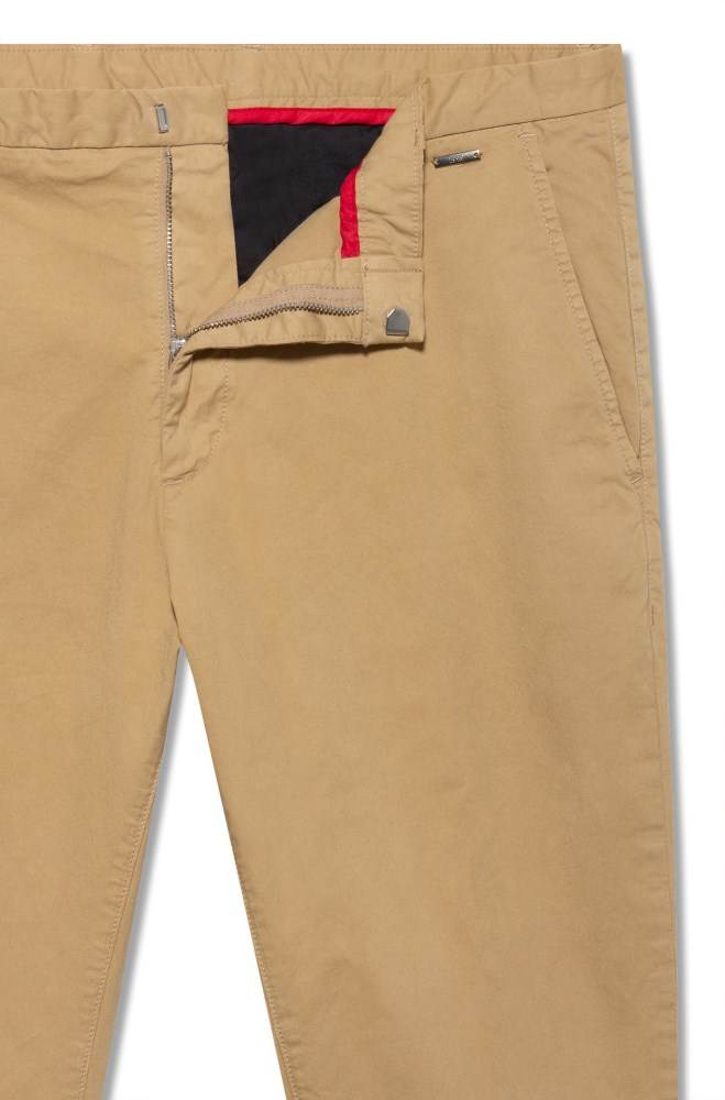 Hugo Boss Slim-fit trousers Beige | 8iAMvTM5