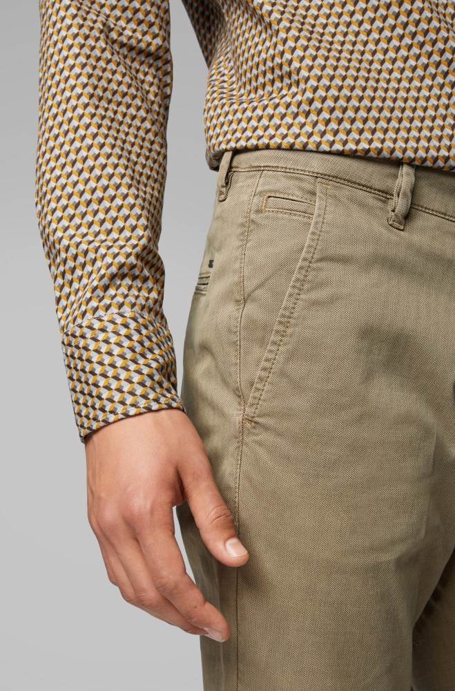 Hugo Boss Slim-fit trousers Beige | w0co88VJ