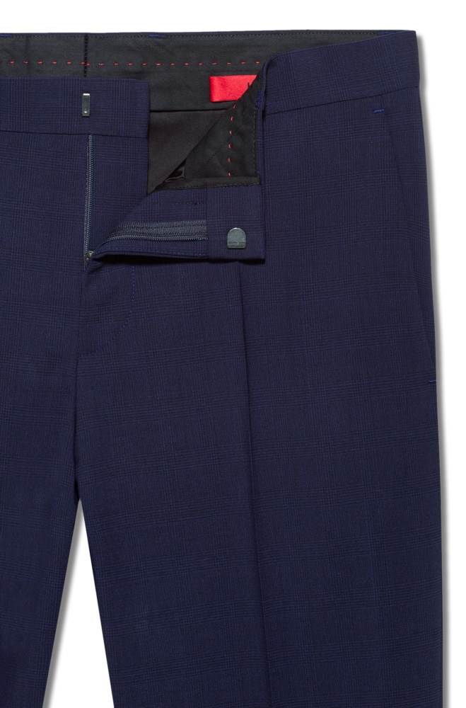 Hugo Boss Slim-fit trousers Blå | 3NQuXBg2