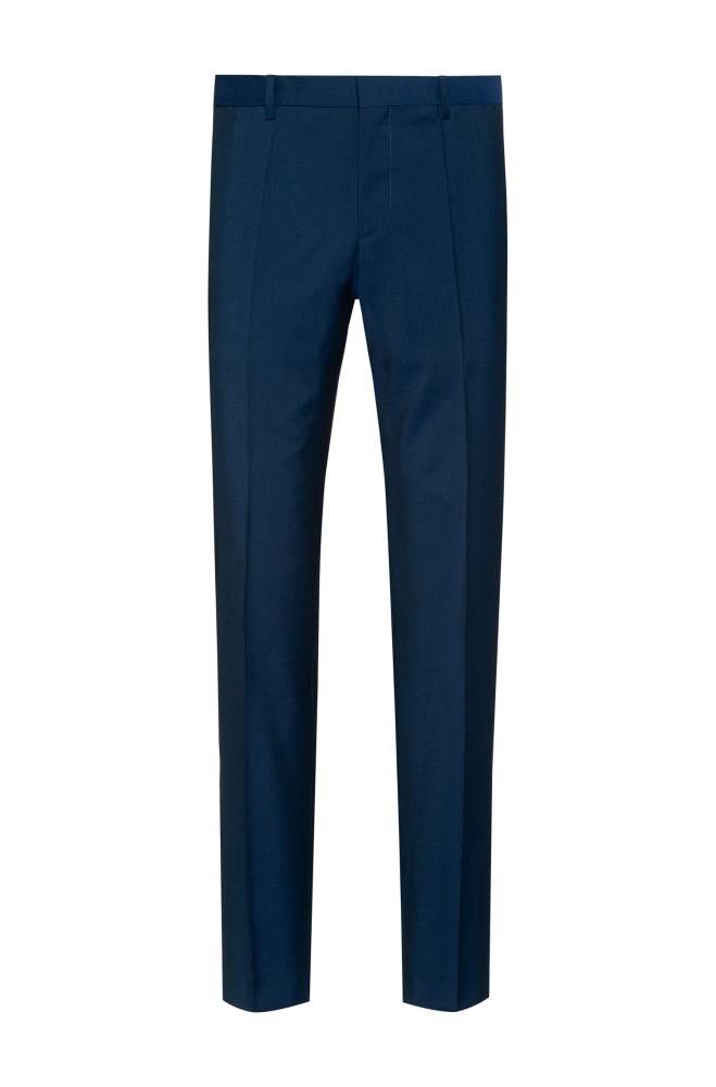 Hugo Boss Slim-fit trousers Blå | LuQzmXVf