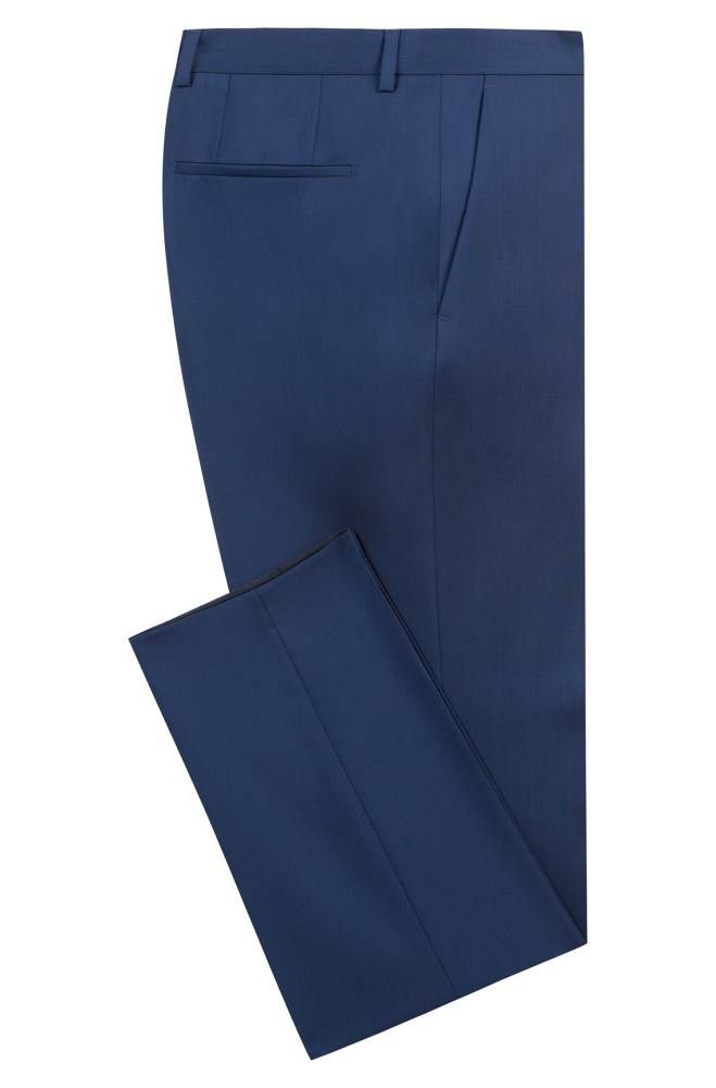 Hugo Boss Slim-fit trousers Blå | pnzK9eM5