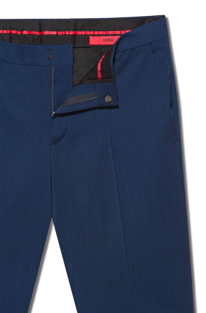 Hugo Boss Slim-fit trousers Blå | pnzK9eM5