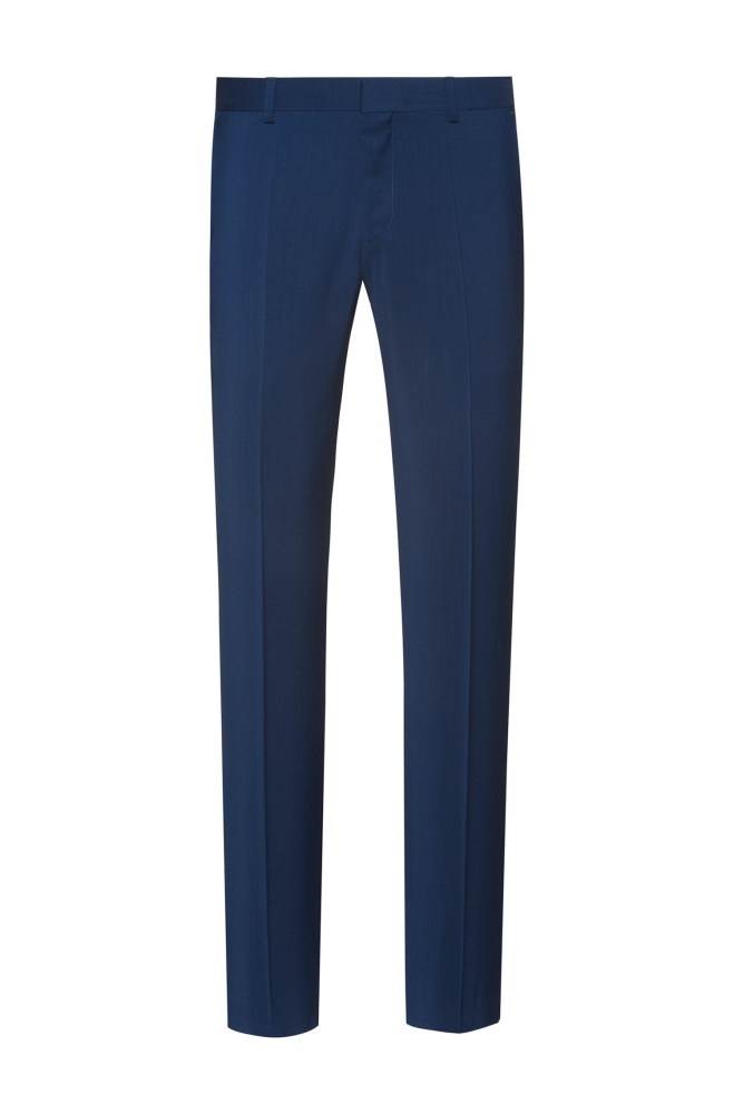 Hugo Boss Slim-fit trousers Blå | pnzK9eM5