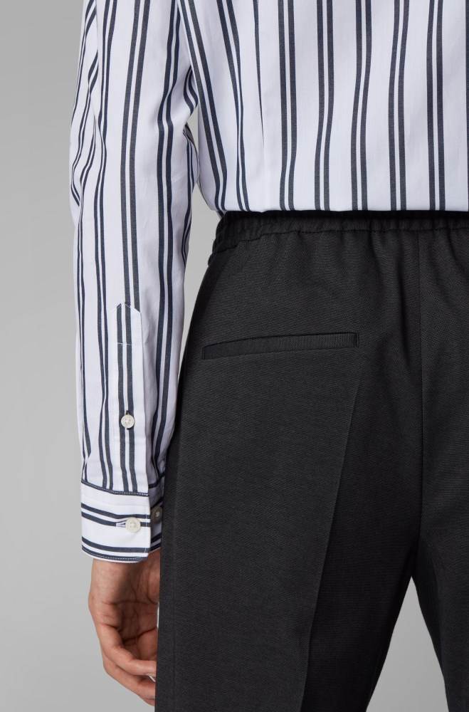 Hugo Boss Slim-fit trousers Grå | AVPR2trw