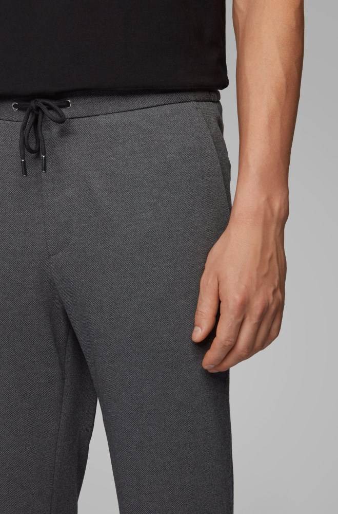 Hugo Boss Slim-fit trousers Grå | Fgv2OSOH