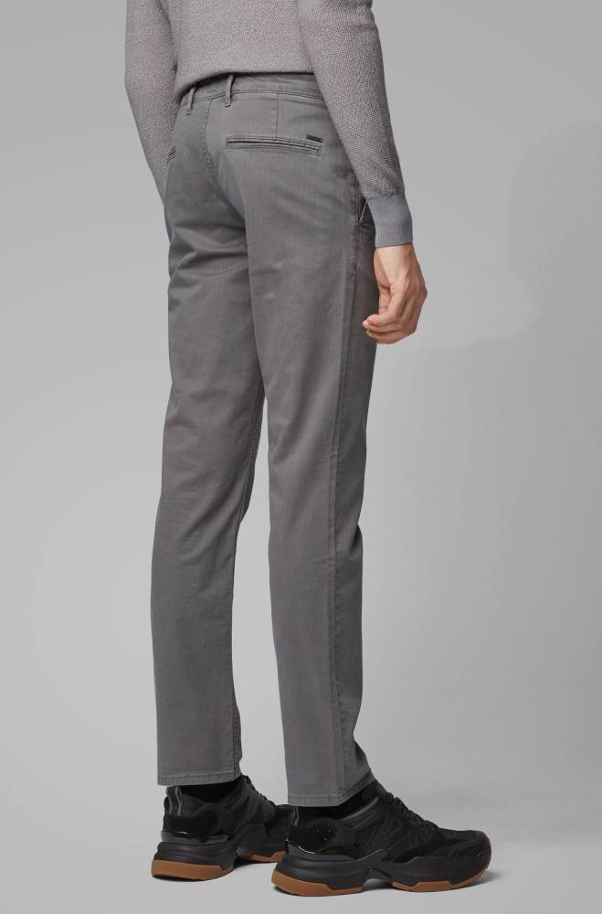 Hugo Boss Slim-fit trousers Grå | a5YzDG3f