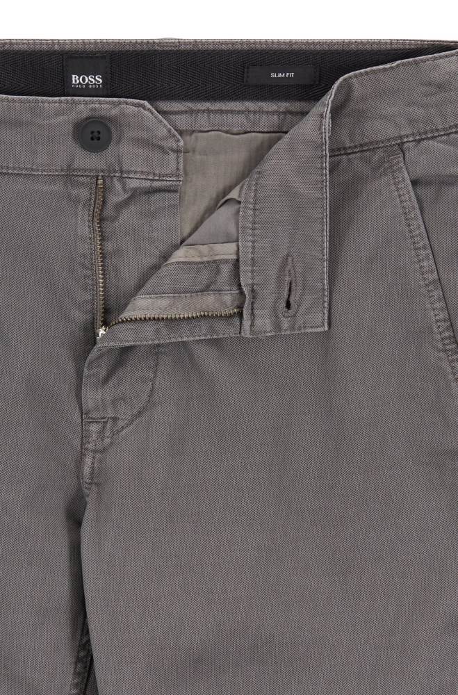 Hugo Boss Slim-fit trousers Grå | a5YzDG3f