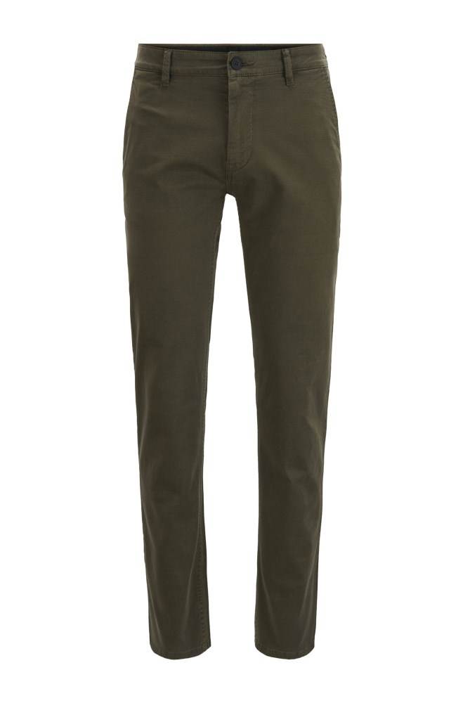 Hugo Boss Slim-fit trousers Grønn | jTdw0TYh