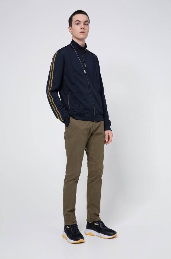 Hugo Boss Slim-fit trousers Khaki | R5ItIrGz