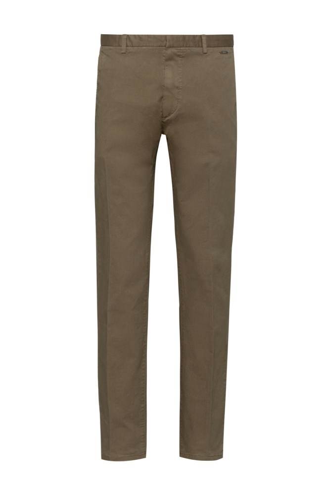 Hugo Boss Slim-fit trousers Khaki | R5ItIrGz