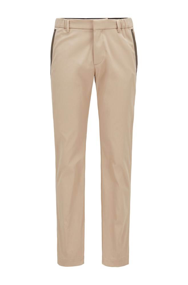 Hugo Boss Slim-fit trousers Lyse Beige | 4Stx84qp