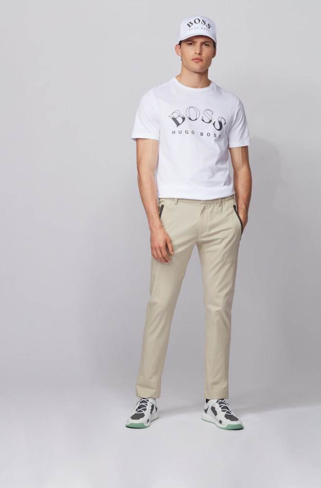 Hugo Boss Slim-fit trousers Lyse Beige | U04bPQYo