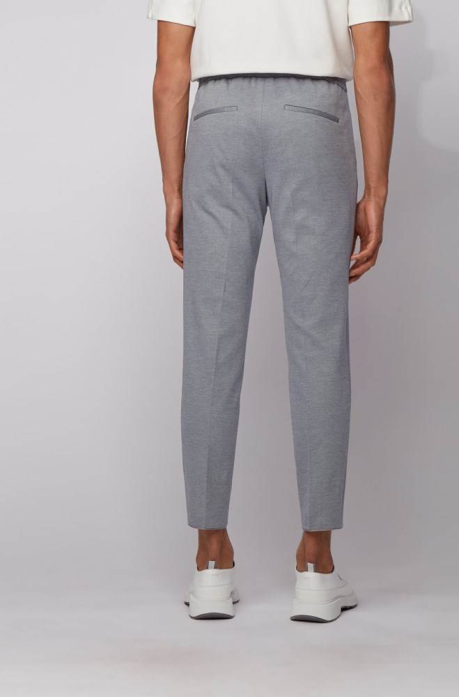 Hugo Boss Slim-fit trousers Lyse Blå | k5Ggg8ua