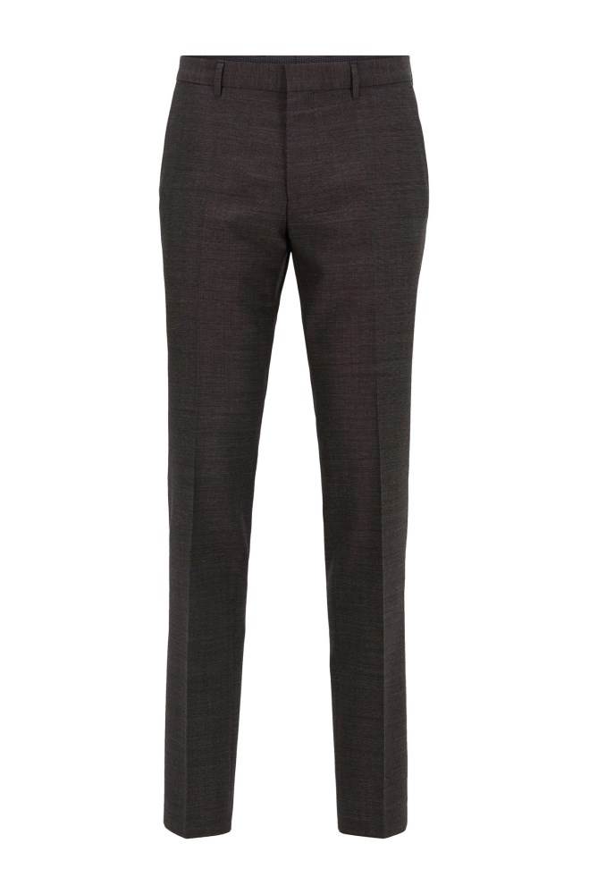 Hugo Boss Slim-fit trousers Lyse Grå | mAFF9fTt