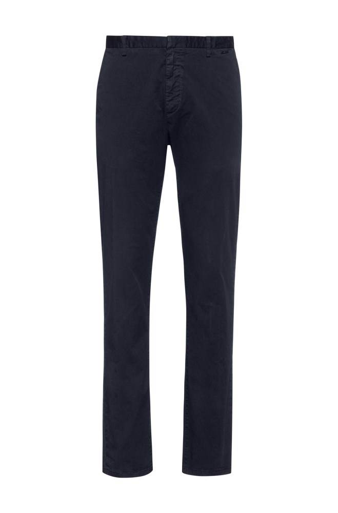 Hugo Boss Slim-fit trousers Mørke Blå | 5CGA0Dqd