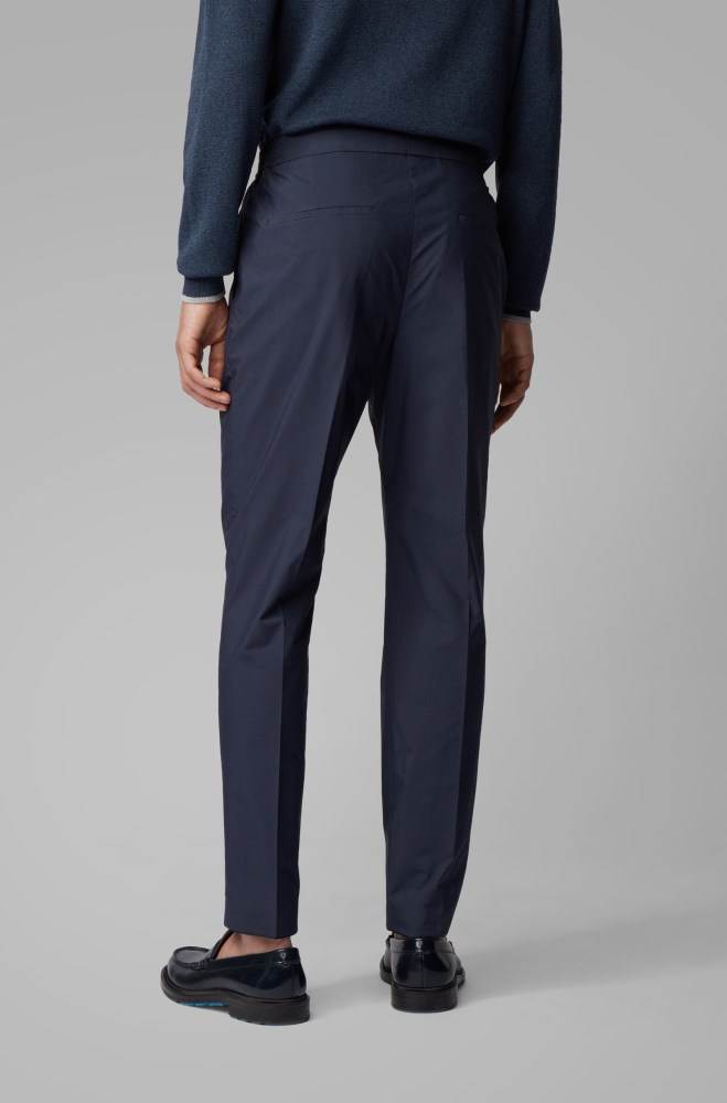 Hugo Boss Slim-fit trousers Mørke Blå | 5v1lj03P