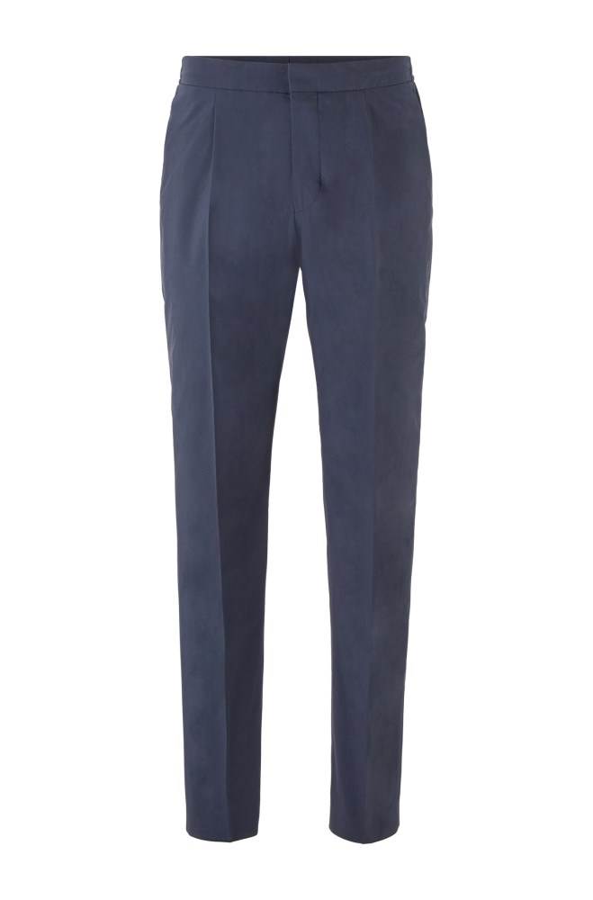 Hugo Boss Slim-fit trousers Mørke Blå | 5v1lj03P