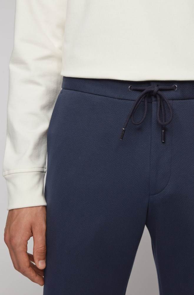 Hugo Boss Slim-fit trousers Mørke Blå | HU53CBWI