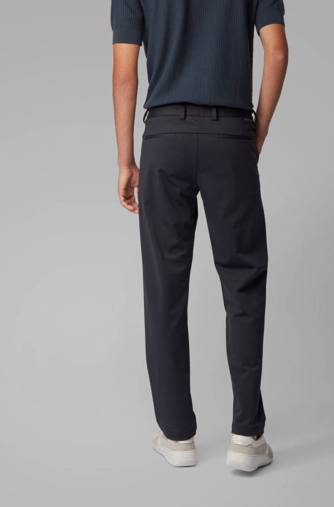 Hugo Boss Slim-fit trousers Mørke Blå | QZgqVmZc