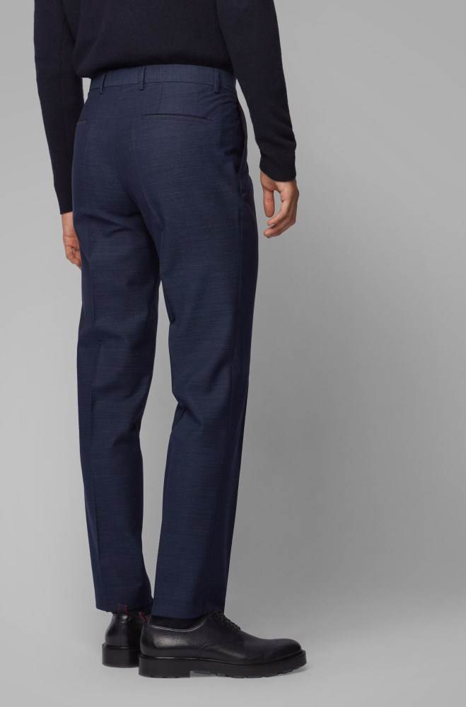 Hugo Boss Slim-fit trousers Mørke Blå | ga2Ip97C