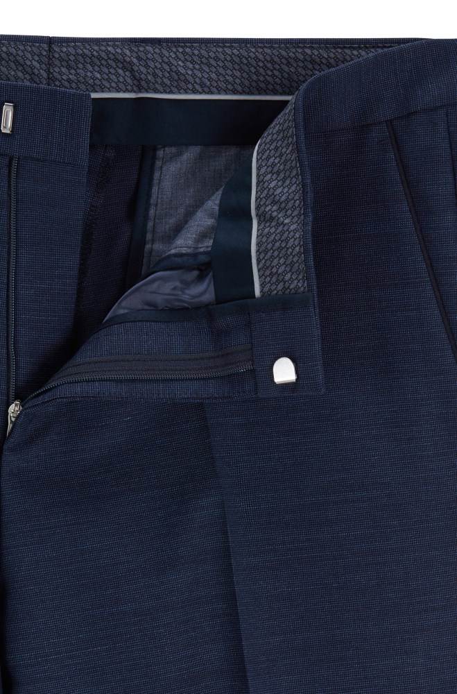 Hugo Boss Slim-fit trousers Mørke Blå | ga2Ip97C