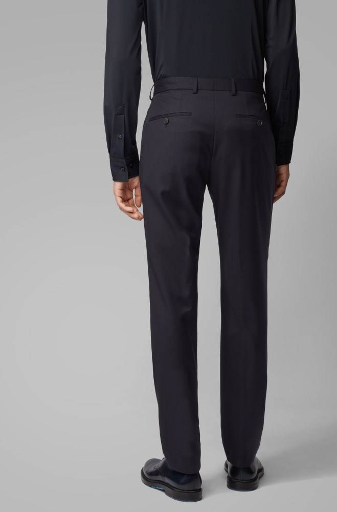 Hugo Boss Slim-fit trousers Mørke Blå | rsfhVpe2