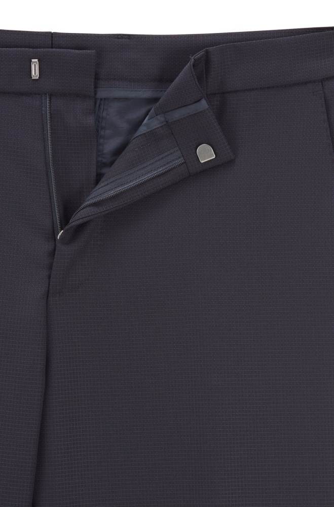 Hugo Boss Slim-fit trousers Mørke Blå | rsfhVpe2