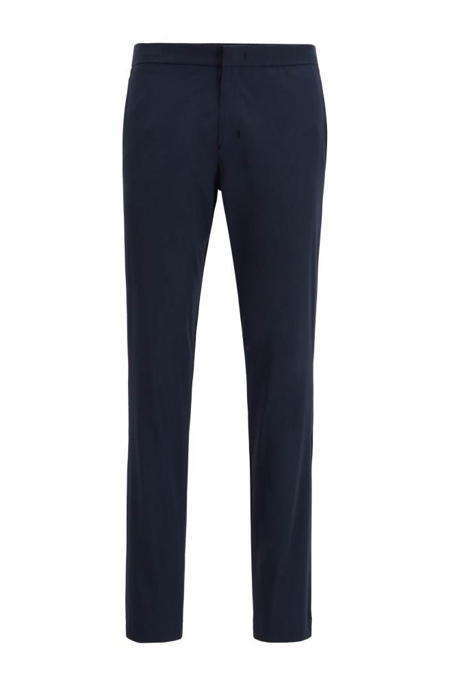 Hugo Boss Slim-fit trousers Mørke Blå | sY10IaYQ