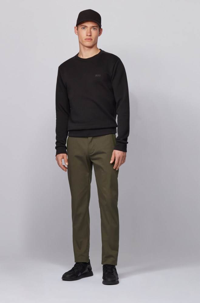 Hugo Boss Slim-fit trousers Mørke Grønn | SNdCnONc