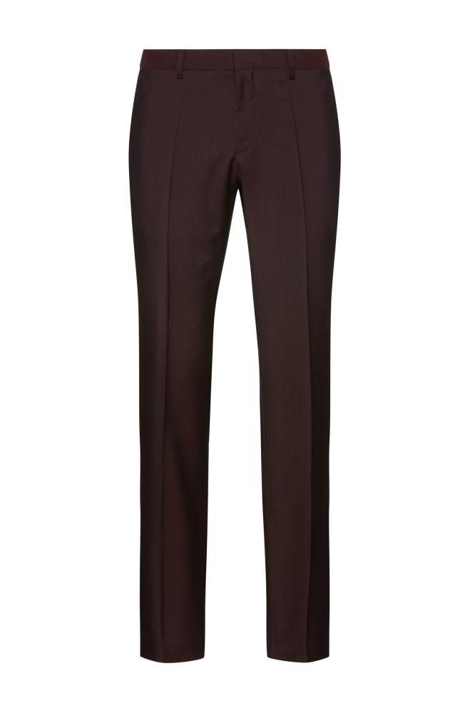 Hugo Boss Slim-fit trousers Mørke Rød | 1K3Qsr2B