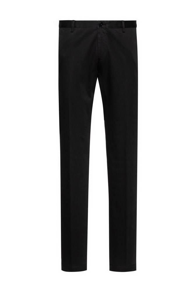 Hugo Boss Slim-fit trousers Svarte | HGdITZNI