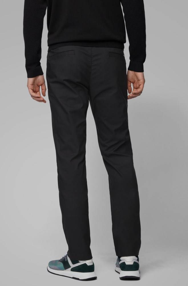 Hugo Boss Slim-fit trousers Svarte | Ho1V15L3