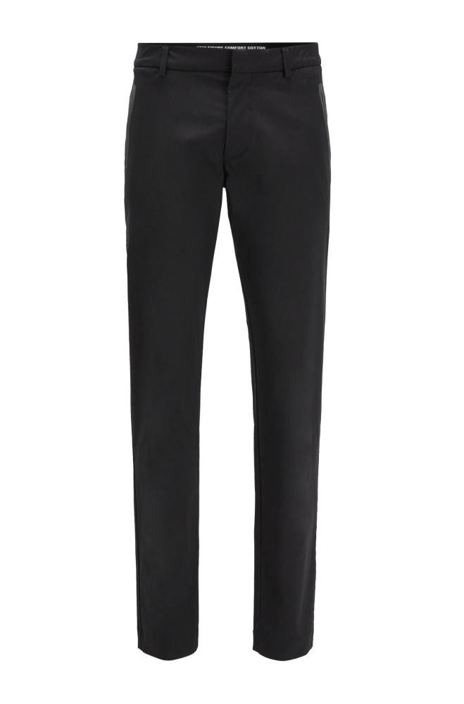 Hugo Boss Slim-fit trousers Svarte | Ho1V15L3