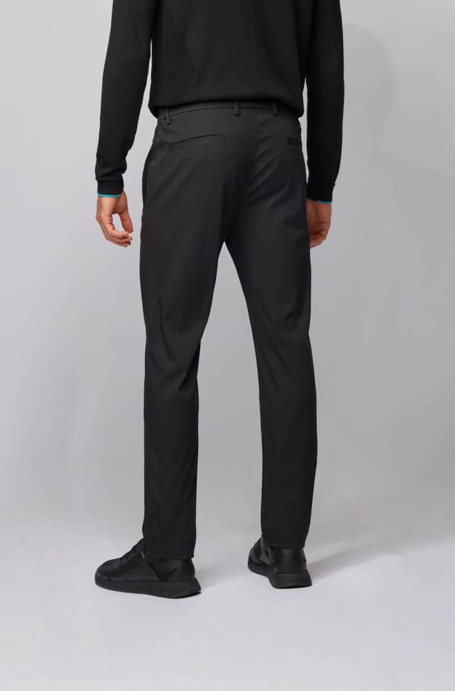 Hugo Boss Slim-fit trousers Svarte | l3gvmYb3