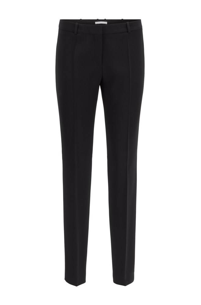 Hugo Boss Slim-fit trousers Svarte | uN1IakB8