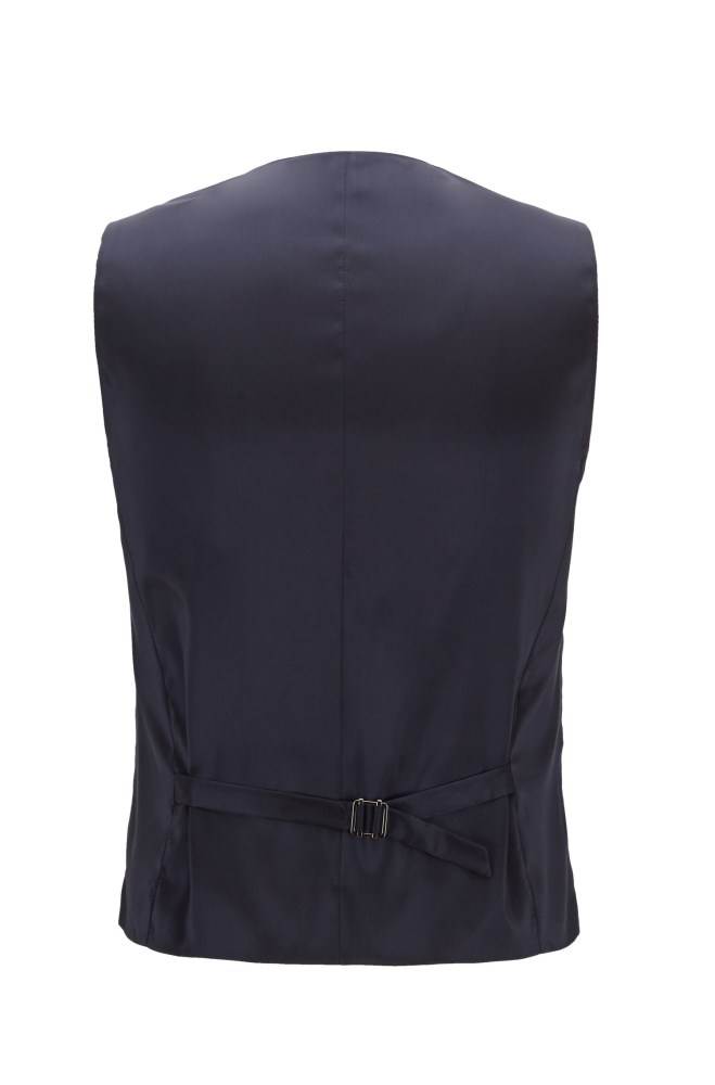 Hugo Boss Slim-fit waistcoat Lyse Blå | Knfv6NQ2