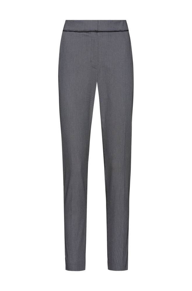 Hugo Boss Slim-leg cropped trousers Patterned | xNBjzySW