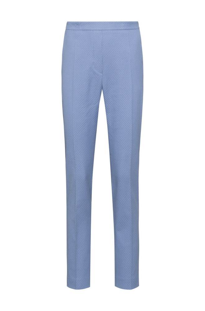 Hugo Boss Slim-leg trousers Lyse Blå | lyzHwsWR