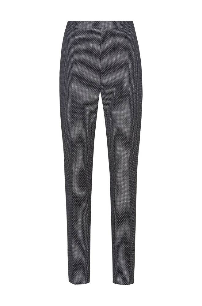 Hugo Boss Slim-leg trousers Svarte | sZOZMB7P