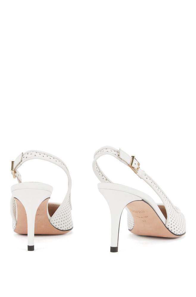 Hugo Boss Slingback pumps Hvite | qMwwCpvB